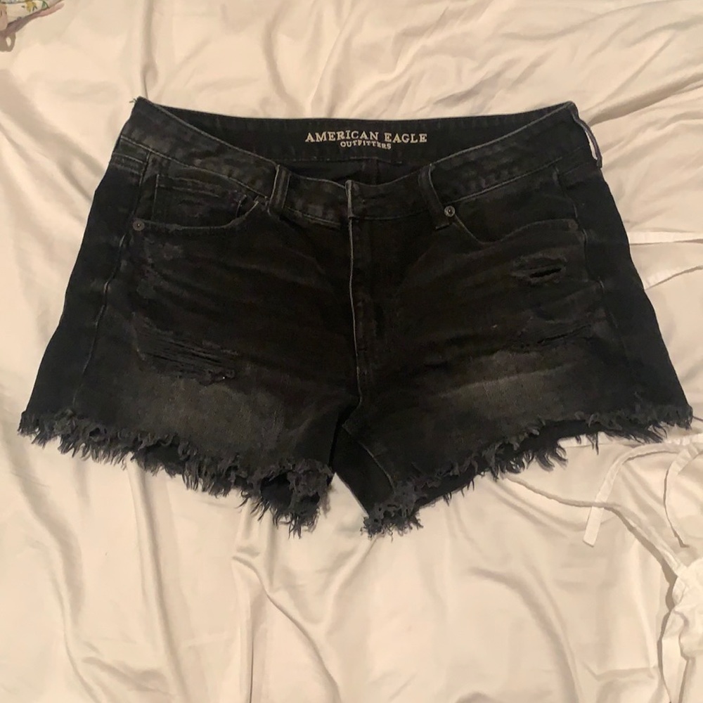 Black American eagle shorts